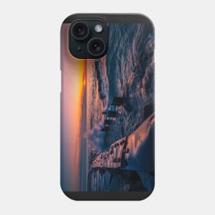 Sunset on the Shores of Lake Michigan Phone Case