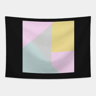 Pastel abstract geometric pattern Tapestry