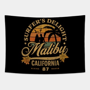 Surfers delight malibu california Tapestry