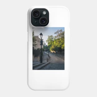 Street Scene in Montmarte, Paris Phone Case