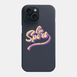 Go sport vintage Phone Case