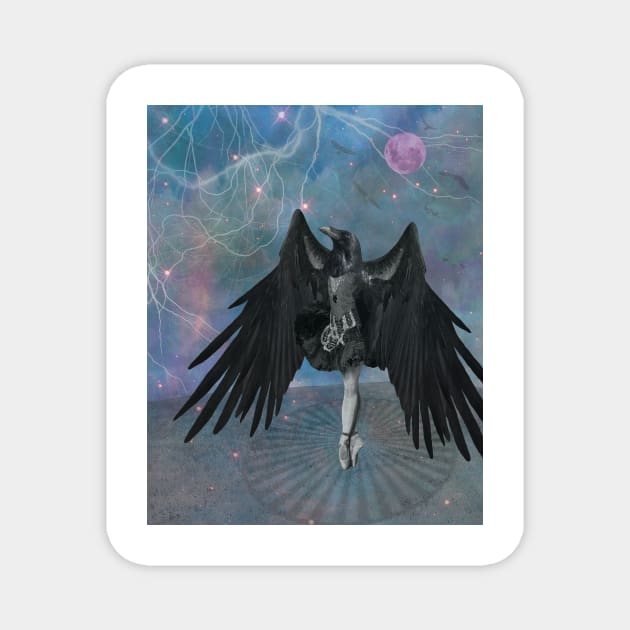 Spirit Raven Magnet by Loveday101