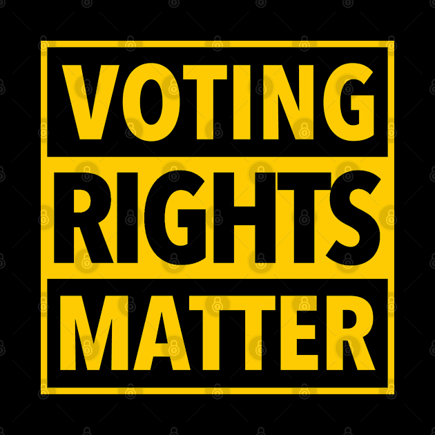 Voting Rights Matter - Yellow 2.0 by skittlemypony