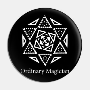 Marisa Kirisame's Sigil (Ordinary Magician, Full, White) - Touhou Project Pin