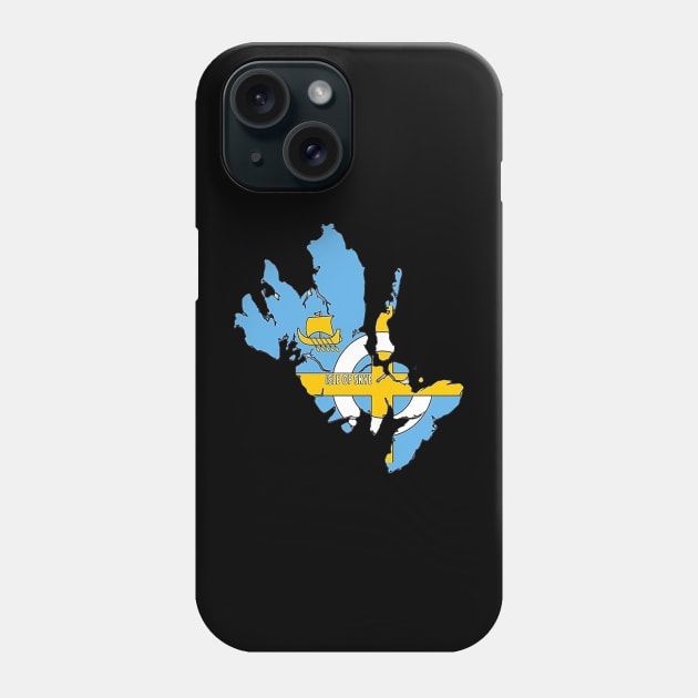 ISLE OF THE SKYE MAP Phone Case by Madrok