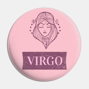 Zodiac Virgo Sign Pin