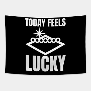 Today Feels Lucky Tapestry