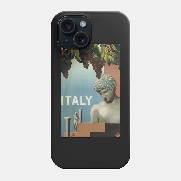 Retro poster - pub - vintage - italy - italy - italia Phone Case by Labonneepoque