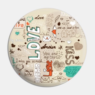 Seamless Love Pin