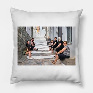 Closely guarded passage in Skopelos island Pillow