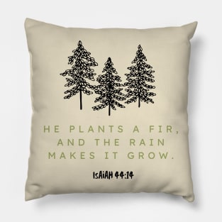 Inspirational Bible verse Isaiah Pillow