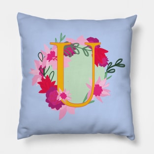 A floral gift for the special U in your life! Pillow