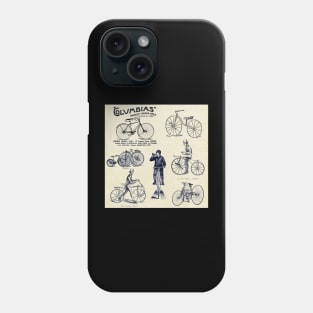 Vintage Bicycle Ad Phone Case