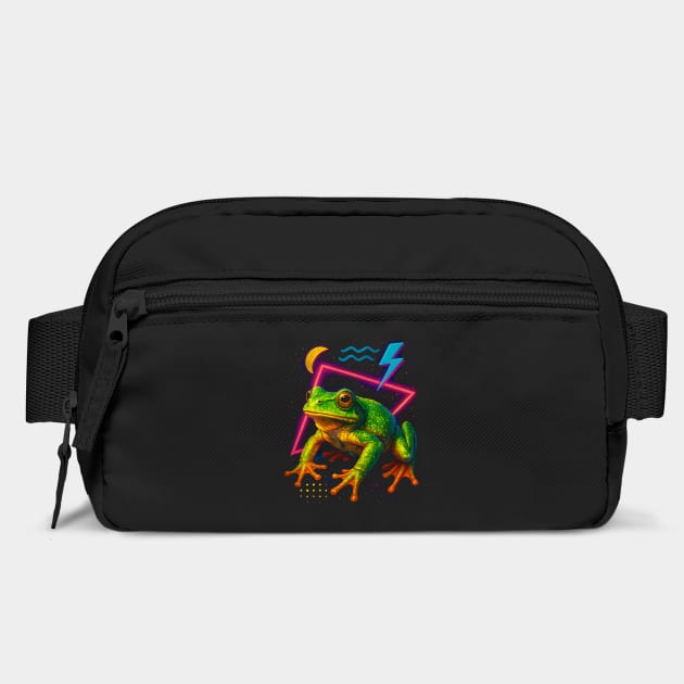 Retro Neon Barking Tree Frog by Reptiq's Store