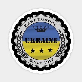 Ukraine Flagge Bierdeckel Vintage Design Magnet