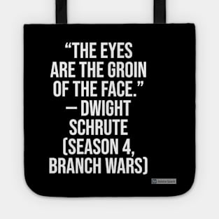 the office funny quote Tote
