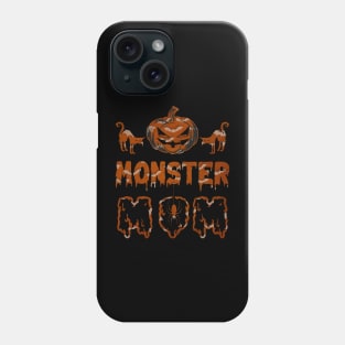 Orange Monster Mom Phone Case