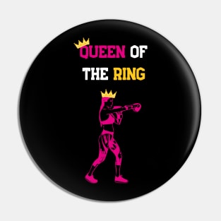 Queen of the Ring Pin