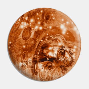 Rusty ghost wreck Pin