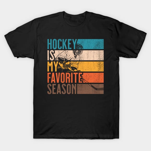 Retro Hockey Shirt Vintage Sport Graphic Hockey Player Long Sleeve T-Shirt
