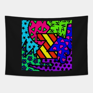 Alphabet Series - Letter Z - Bright and Bold Initial Letters Tapestry