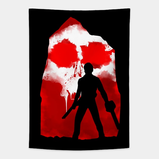 Ash and Skull Tapestry by Silenceplace