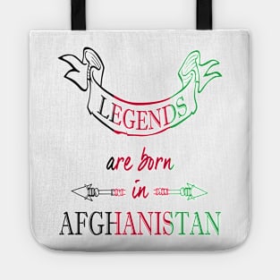 Legends Are Born in Afghanistan Tote