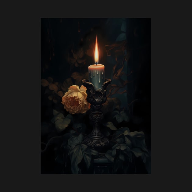 The everburning candle by Ghiblistrokes