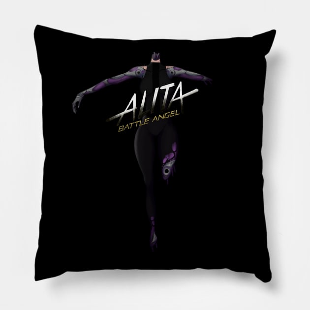 Alita Battle Angel Pillow by polli000nulli
