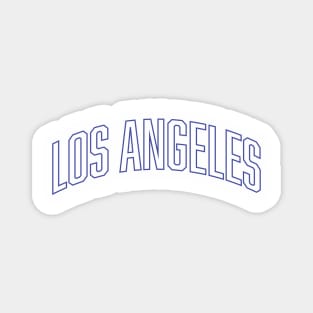 Los Angeles Blue Outline Magnet