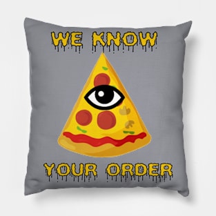 Illuminati Pizza Pillow