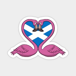 Flamingo Scotland Magnet