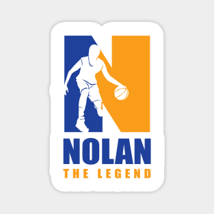 Nolan Custom Player Basketball Your Name The Legend Magnet