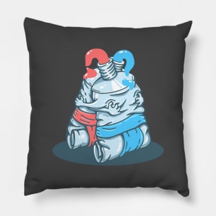 Tubes Fight Pillow