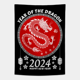 Year Of The Dragon 2024 Lunar Year 2024 Tapestry