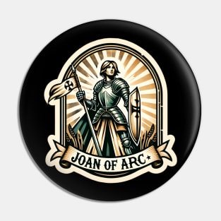 Joan of Arc: Stand with the Warrior Saint Pin