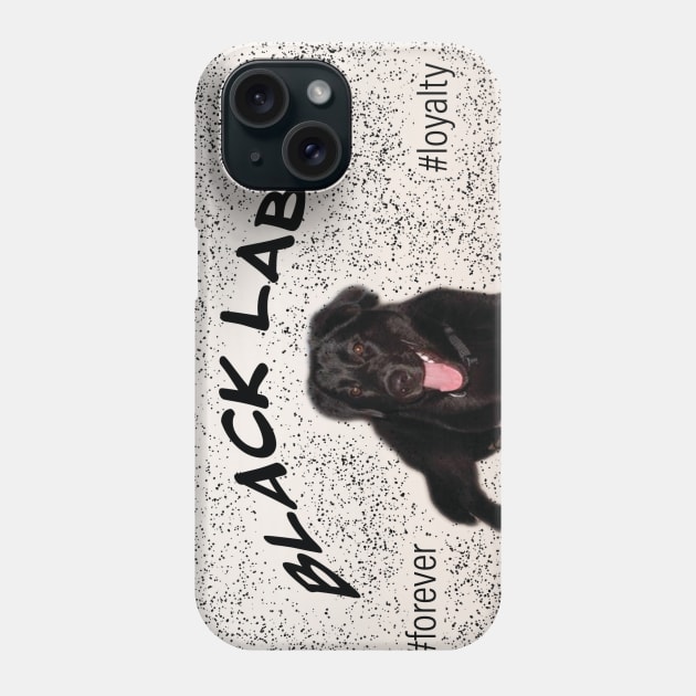 Black labs lovers Phone Case by PandLCreations