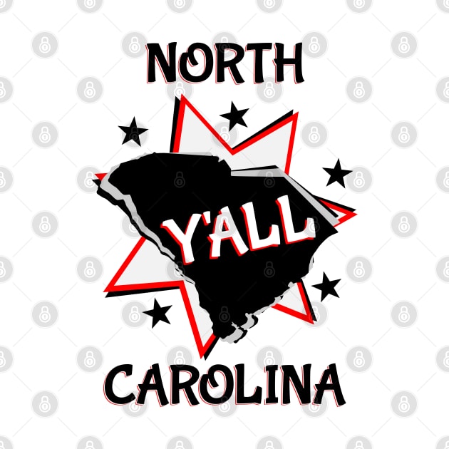 North Carolina State Pride Y'all by mailboxdisco