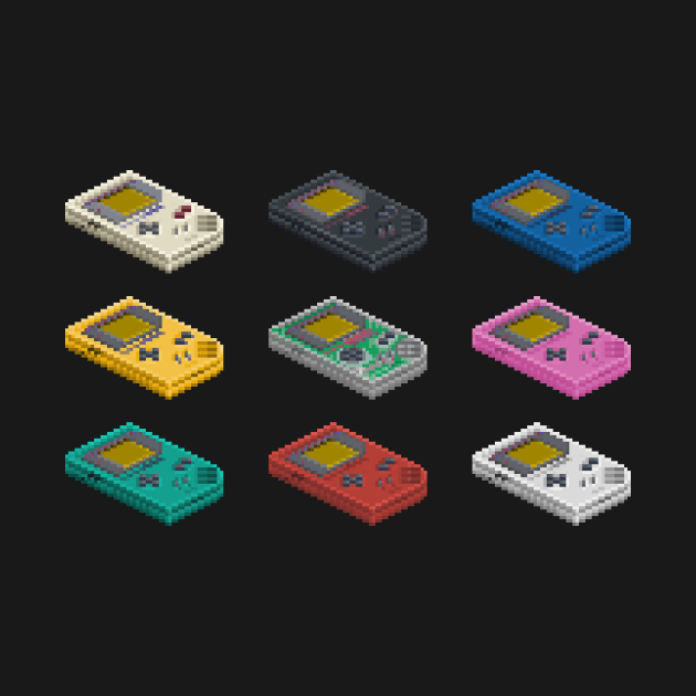 Gameboy Original Pixel Art by arcadeperfect