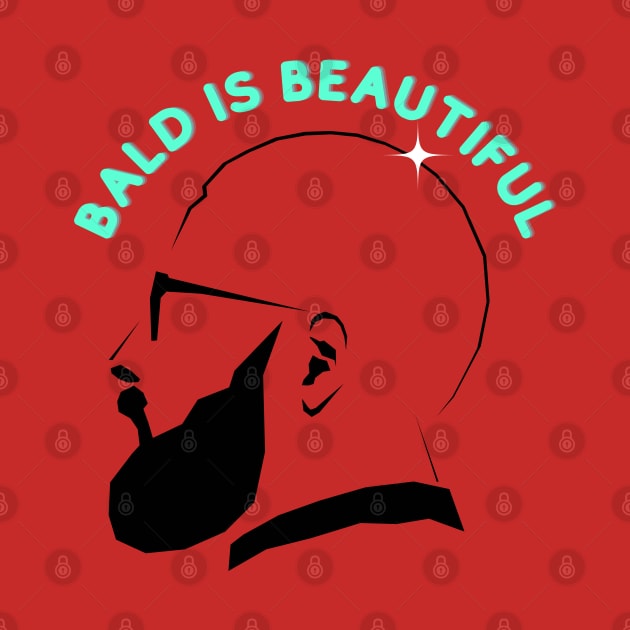 Bald is beautiful by Deisgns by A B Clark 