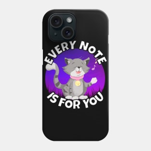 Singing Kitten – Every Note Phone Case