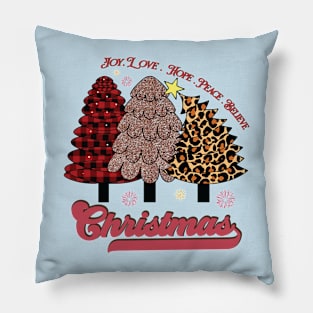 Retro Christmas Pillow