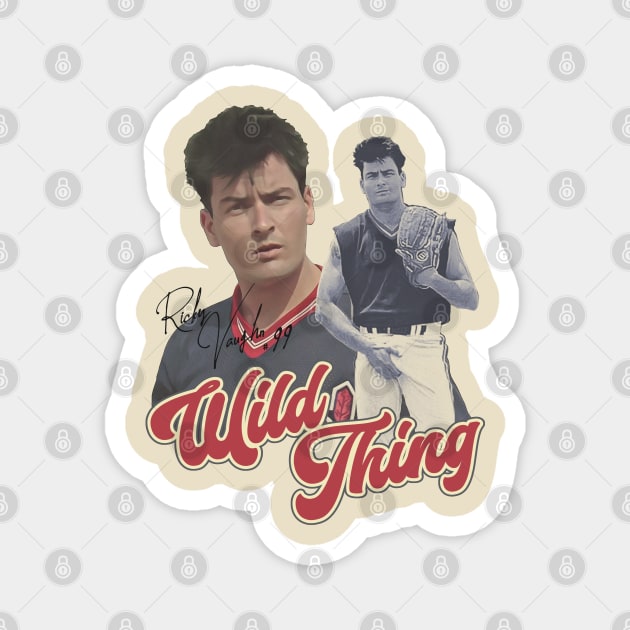 Ricky 'Wild Thing' Vaughn Magnet by darklordpug