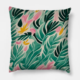 Boho floral Leaf design Pillow