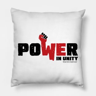 Power in Unity_Red. Pillow