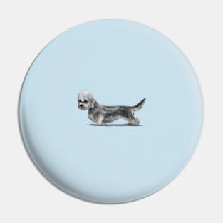 The Dandie Dinmont Terrier Pin