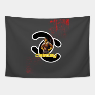 Ceeday Logo aka William Wilson merch Tapestry