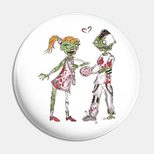 Zombies' love Pin