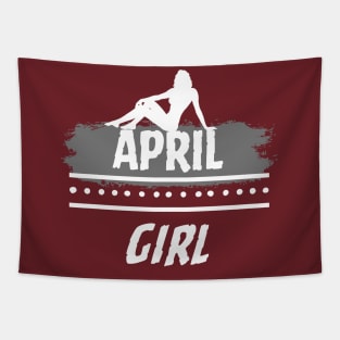 Birthday Gifts for Women April Girl April Woman Pose Style Tapestry