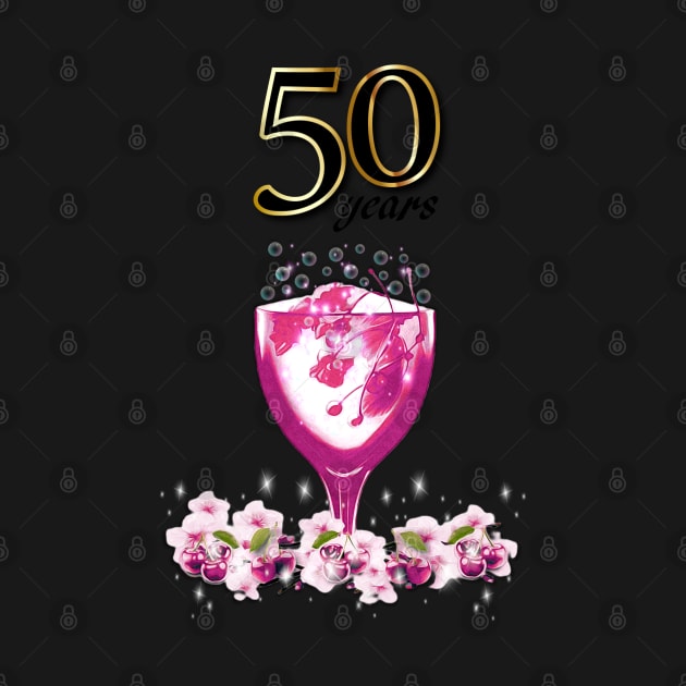 50 Years, Celebration Drink by KC Morcom aka KCM Gems n Bling aka KCM Inspirations